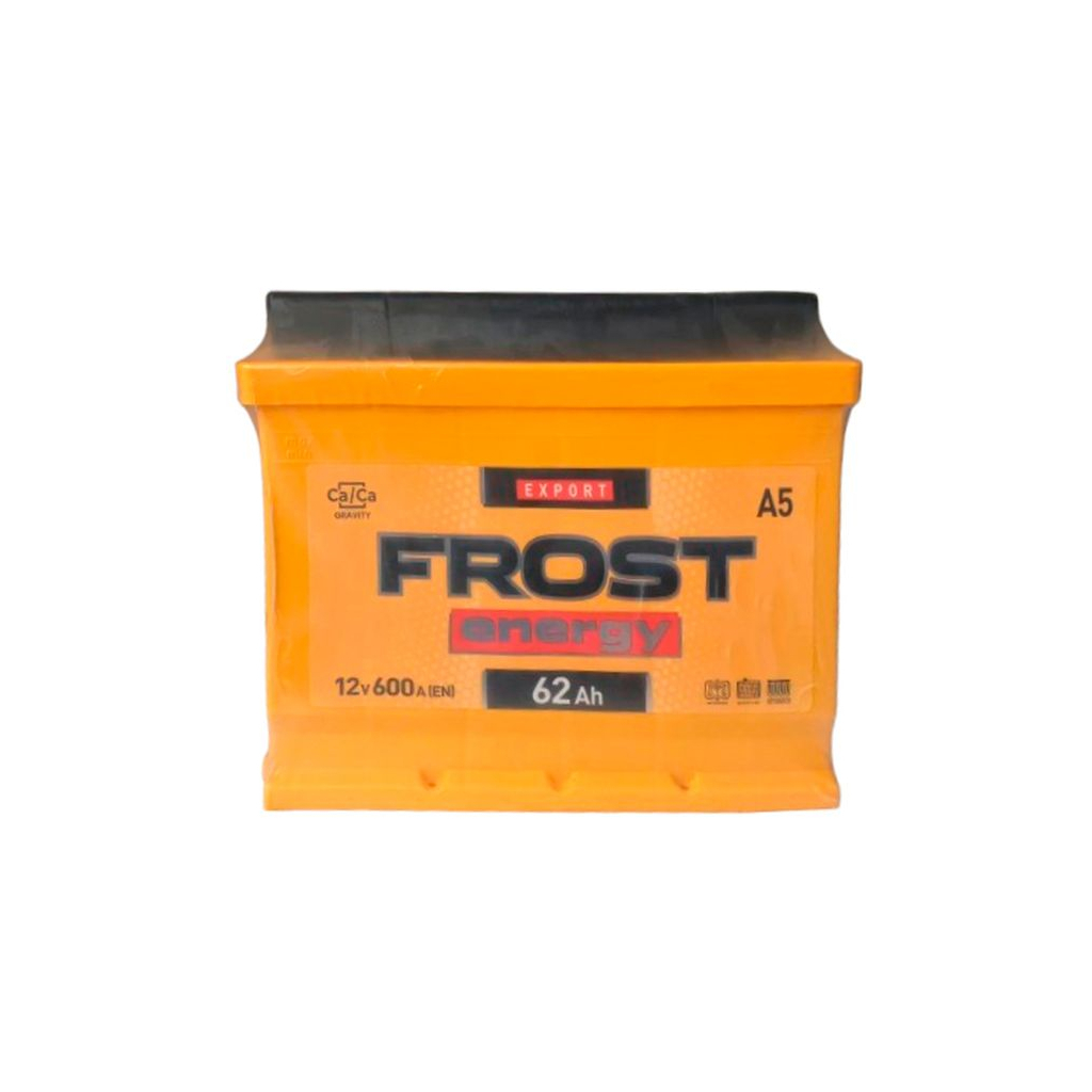 Акумулятор автомобільний FROST ENERGY 62Ah (+/-) (600EN) Акумулятор автомобільний FROST ENERGY 62Ah (+/-) (600EN)