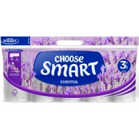 Toilet paper Smart Tissue Essential Lavender 3 layers 10 rolls (5944582100121)