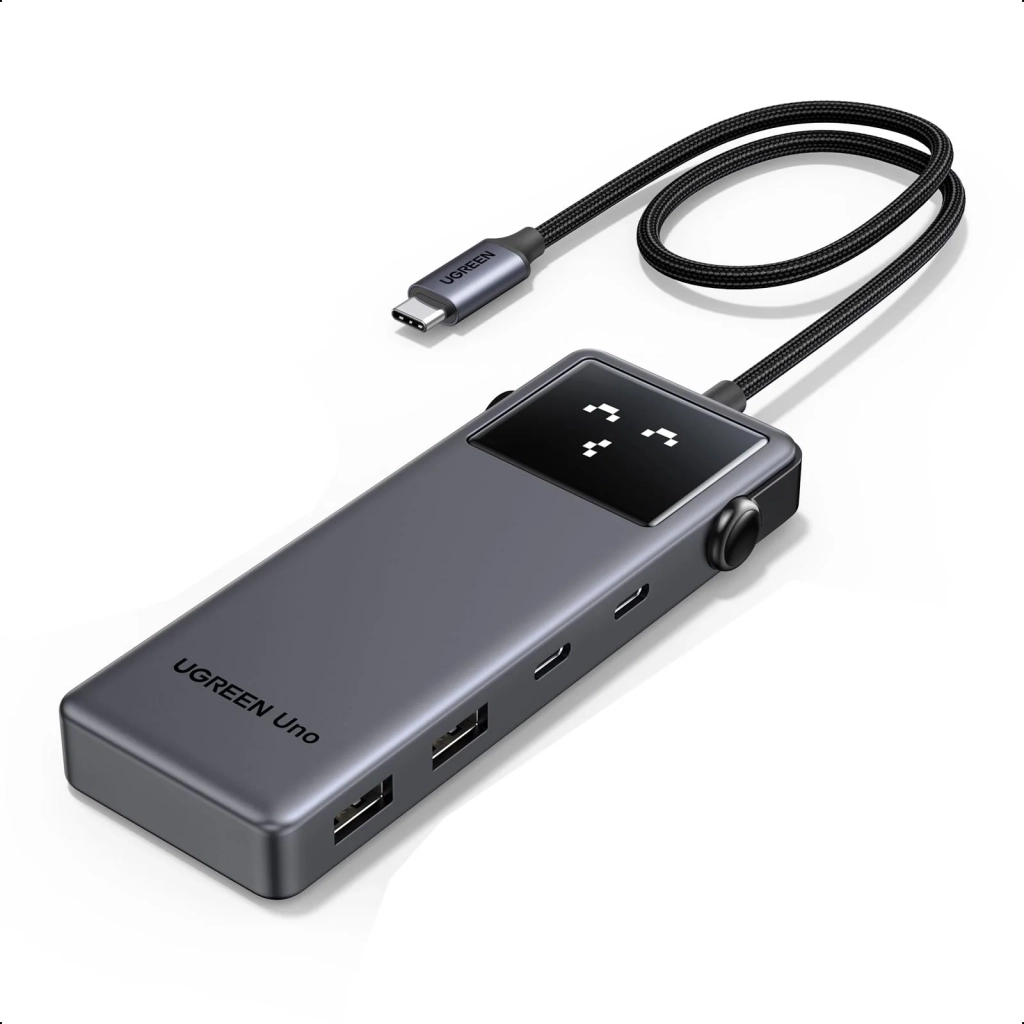 Концентратор Ugreen USB-C to HDMI + 2xUSB 3.2 + 2xUSB-C 3.2 + PD CM888 gray (35998) Концентратор Ugreen USB-C to HDMI + 2xUSB 3.2 + 2xUSB-C 3.2 + PD CM888 gray (35998)