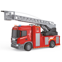 Machine for children TechnoDrive Big Truck series - Scania fire engine (light, sound, water function) (6407KS)