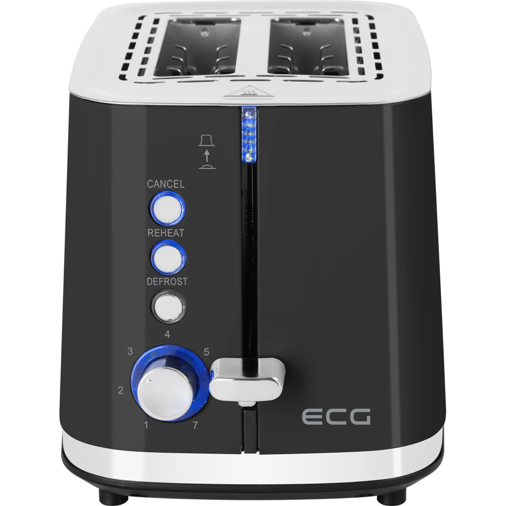 Тостер ECG ST 2766 Vintage Nero Тостер ECG ST 2766 Vintage Nero