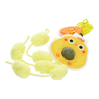 Cat toy Hippie Pet Chicken with rope yellow 2 m (HIPCT2401059)
