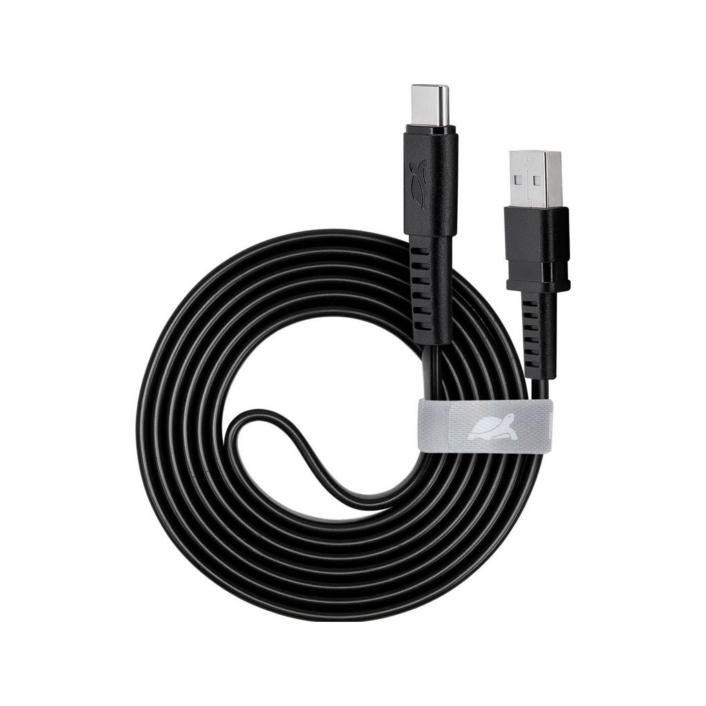 Дата кабель USB 2.0 AM to USB-C 1.2m black RivaCase (PS6002 BK12)