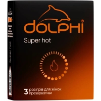 Condoms Dolphi Super Hot 3 pcs. (4820144772917)