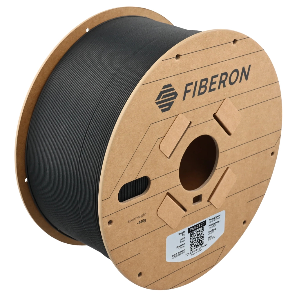 Пластик для 3D-принтера Polymaker Fiberon PA6-CF20 1,75mm 3kg BLACK (FG03002)
