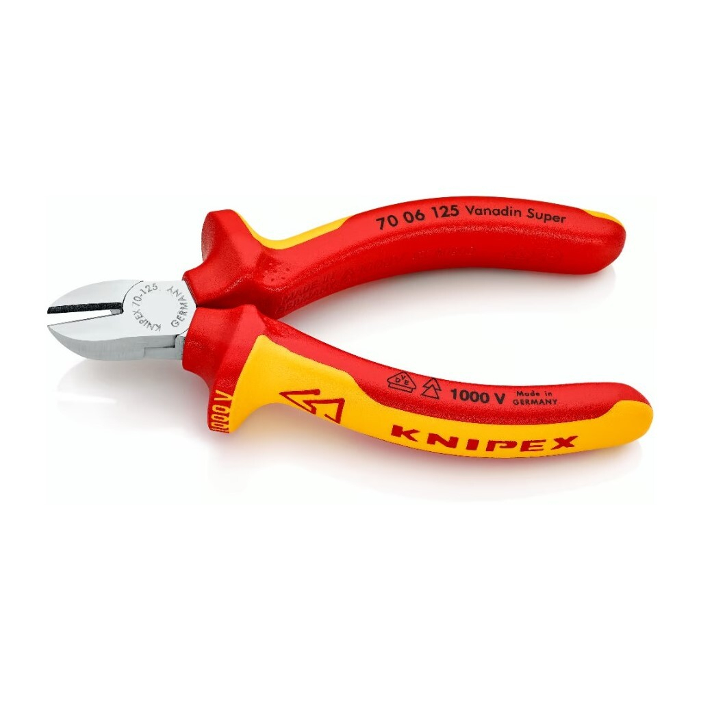 Кусачки KNIPEX бокові 70 06 125 (70 06 125)