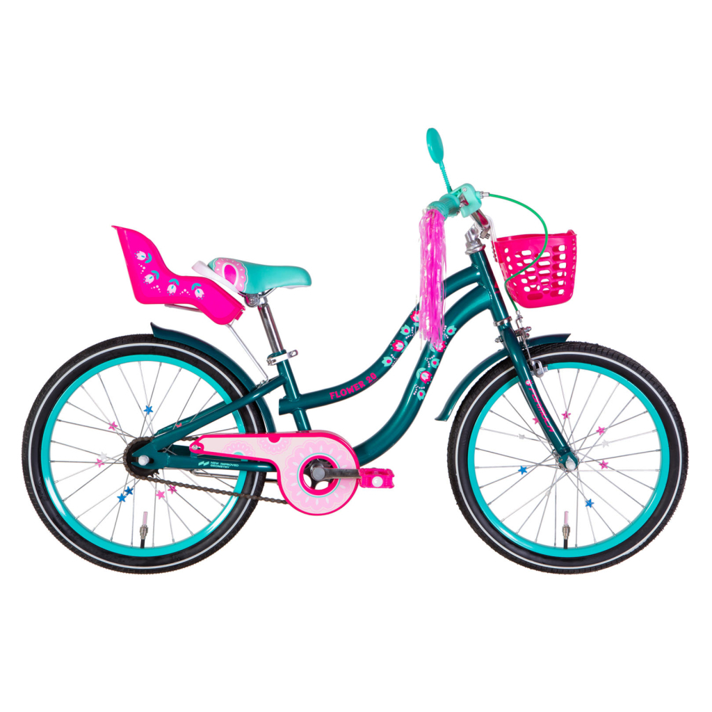 Велосипед Formula 20" Kid FLOWER PREMIUM BH рама-10" ST 2026 темно-зелений (OPS-FRK-20-243) Велосипед Formula 20" Kid FLOWER PREMIUM BH рама-10" ST 2026 темно-зелений (OPS-FRK-20-243)