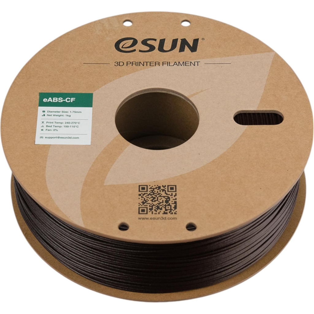 Пластик для 3D-принтера eSUN EABS-CF 1,75mm 1kg DARK RED (EABS-CF-P175AR1)