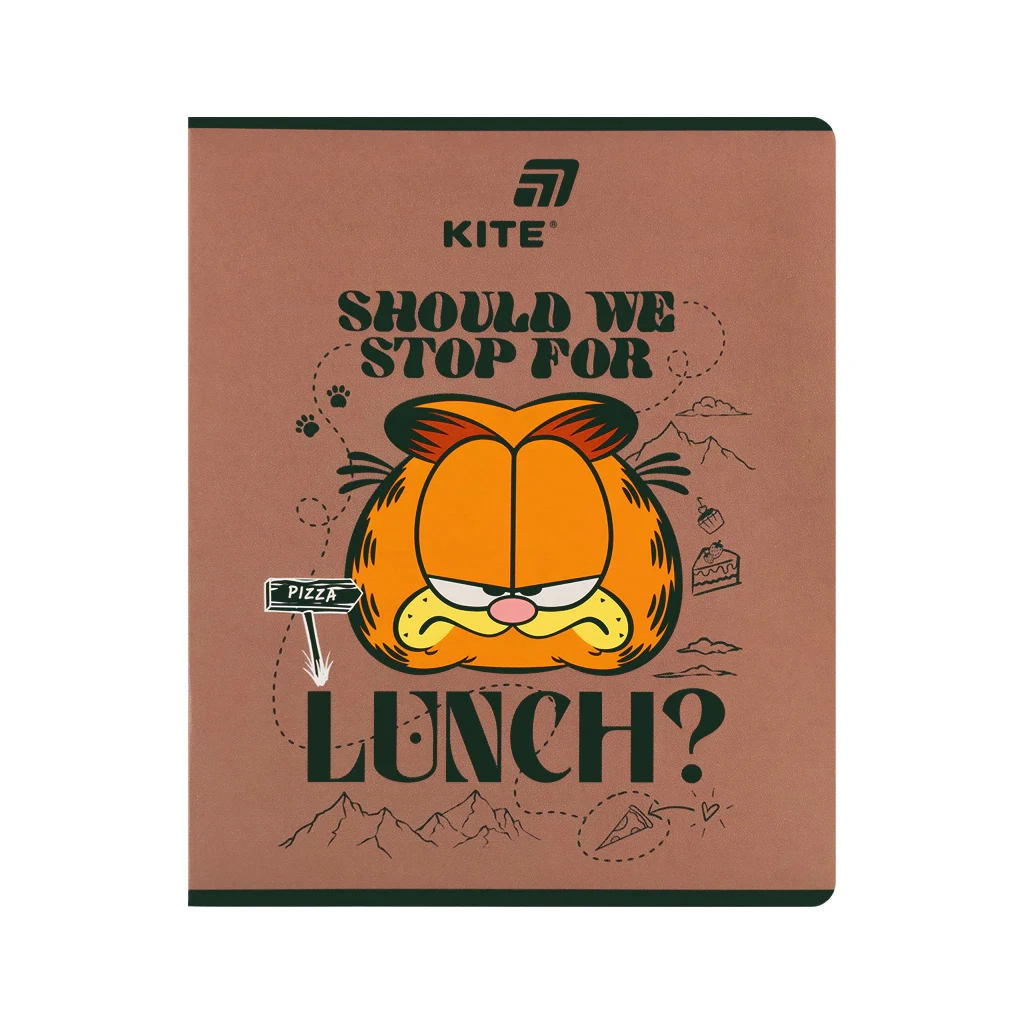 Зошит Kite Garfield, 48 аркушів, клітинка (GF26-259)