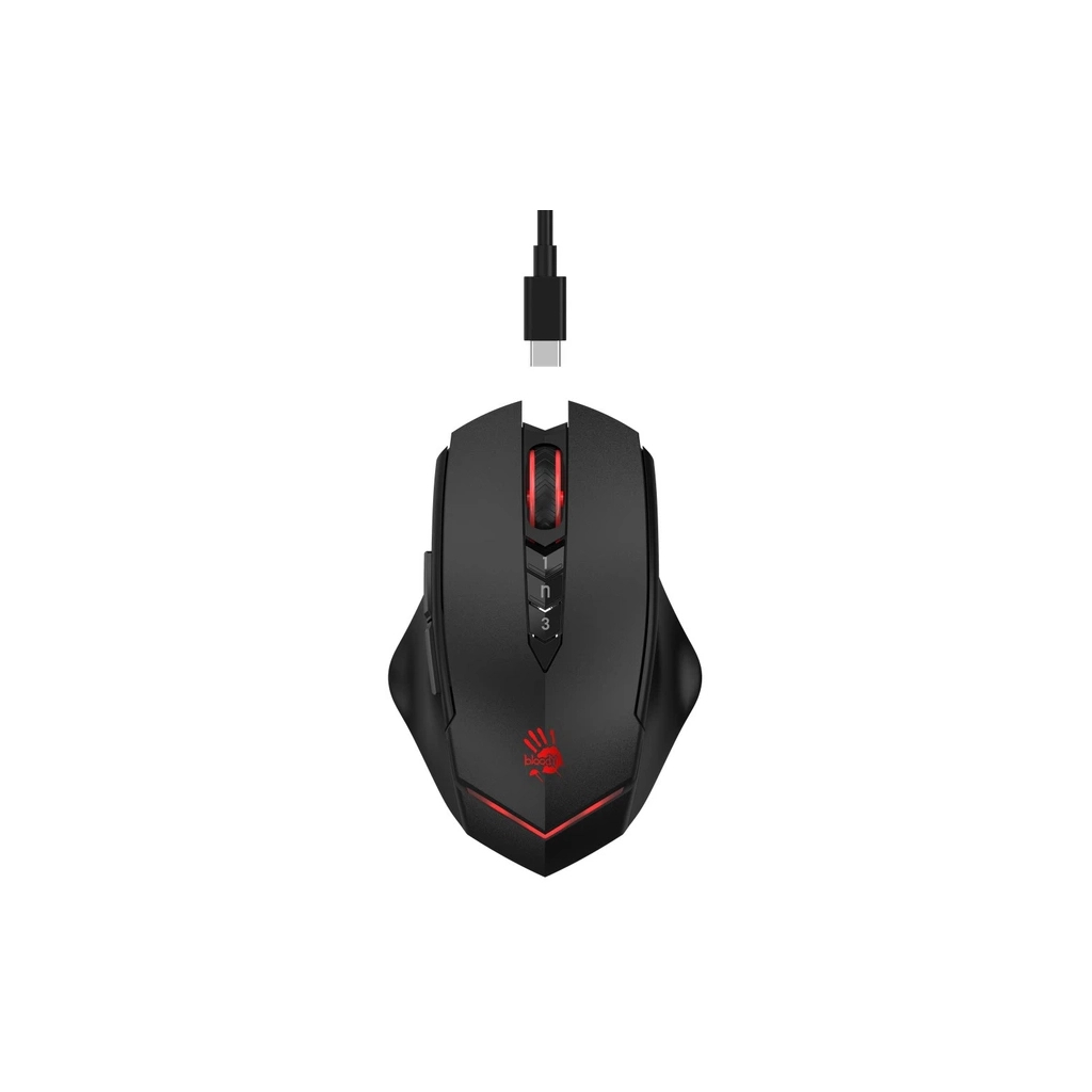 Мишка A4Tech Bloody R80 Plus Wireless/USB Black Skull (4711421003018) Мишка A4Tech Bloody R80 Plus Wireless/USB Black Skull (4711421003018)