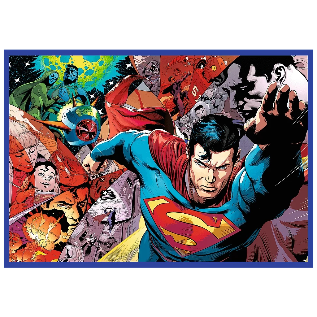 Пазл Trefl Superman Сміливість Супермена 4х250 елементів (5900511133400) Пазл Trefl Superman Сміливість Супермена 4х250 елементів (5900511133400)