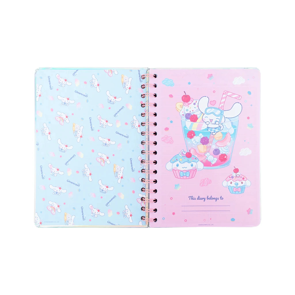Тижневик Kite дитячий на спіралі Cinnamoroll, тверда обкладинка (CR26-438)