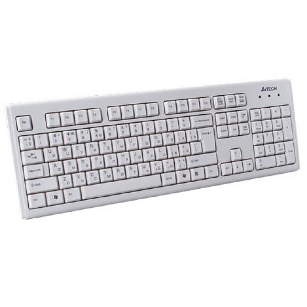 Клавіатура A4Tech KM-720 USB UA White (KM-720-WHITE-US)