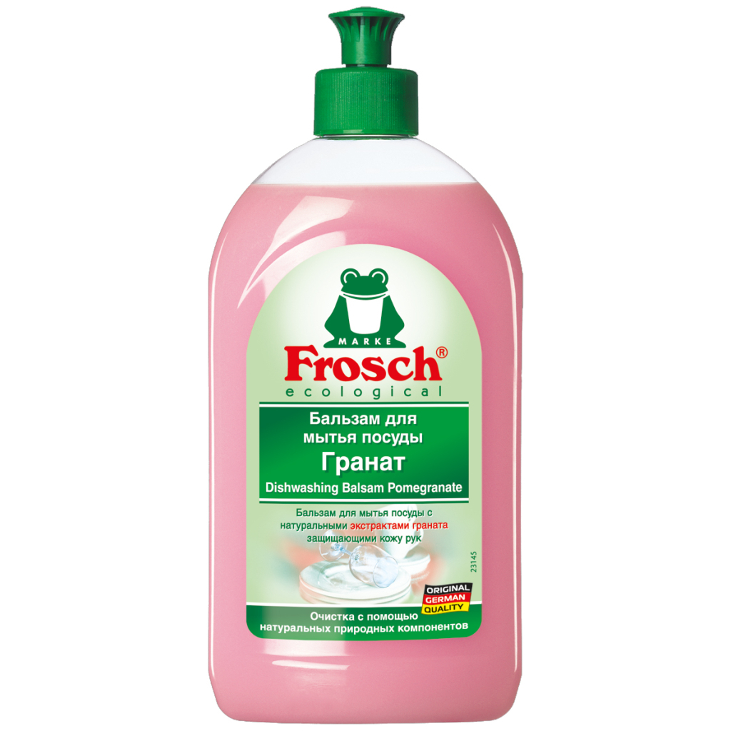 Засіб для ручного миття посуду Frosch Гранат 500 мл (4001499115233/4001499964527)