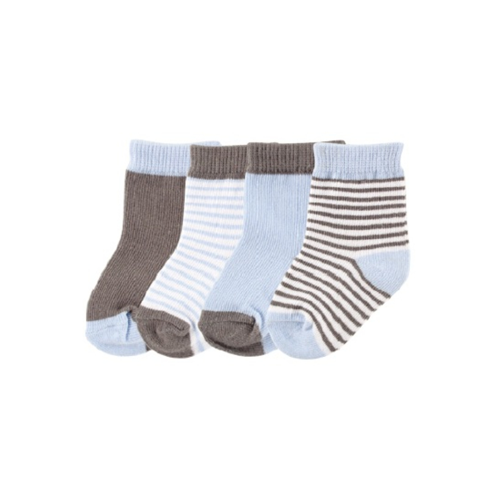 Шкарпетки дитячі Luvable Friends 4 пари для хлопчиків (24107.12-24)