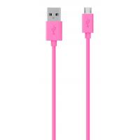 Дата кабель USB 2.0 AM to Micro 5P 2.0m Belkin (F2CU012bt2M-PNK)