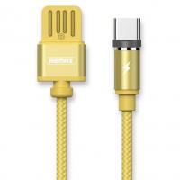 Дата кабель USB 2.0 AM to Type-C 1.0m Gravity series Magnetic gold Remax (RC-095A-GOLD)