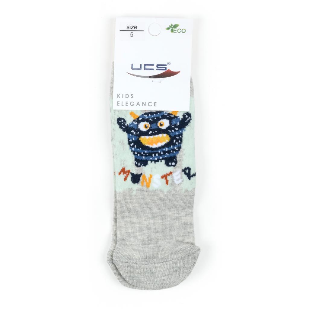 Шкарпетки дитячі BNM з монстриками (M0C0101-1404-3B-gray)