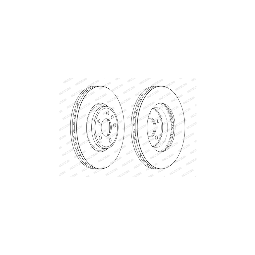 Гальмівний диск FERODO DDF2596C-1
