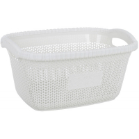 Кошик для білизни Violet House 1003 Віолетта White 28 л (1003 Виолетта W б/кр. 28 л)
