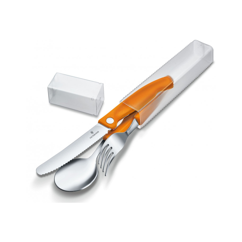 Набір столових приборів Victorinox SwissClassic Table Set 3 шт Orange (6.7192.F9) Набір столових приборів Victorinox SwissClassic Table Set 3 шт Orange (6.7192.F9)