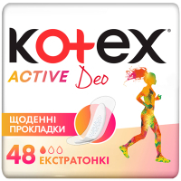 Daily pads Kotex Active Deo Extra Thin 48 pcs. (5029053547886)
