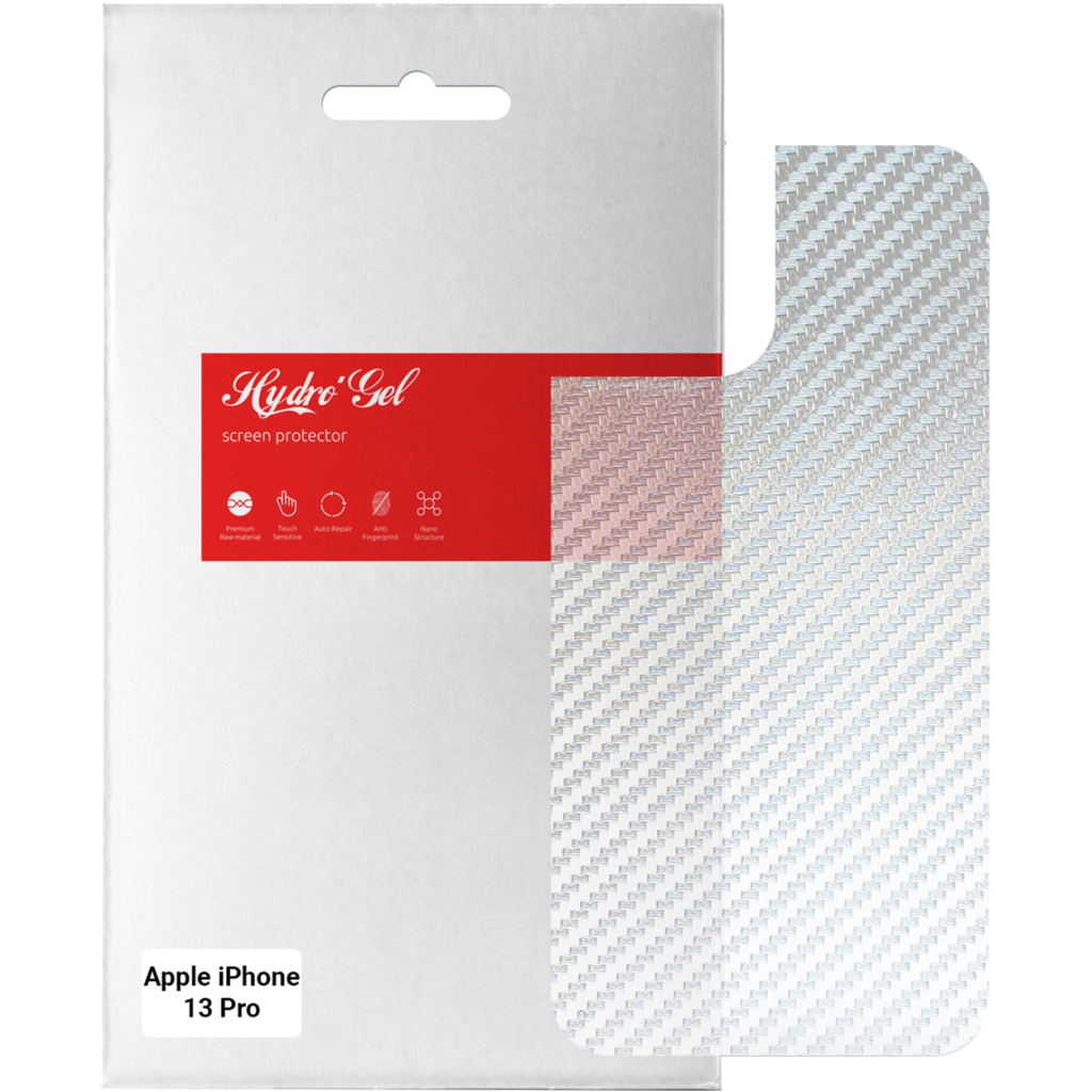 Плівка захисна Armorstandart back side Apple iPhone 13 Pro Carbone Silver (ARM61063)