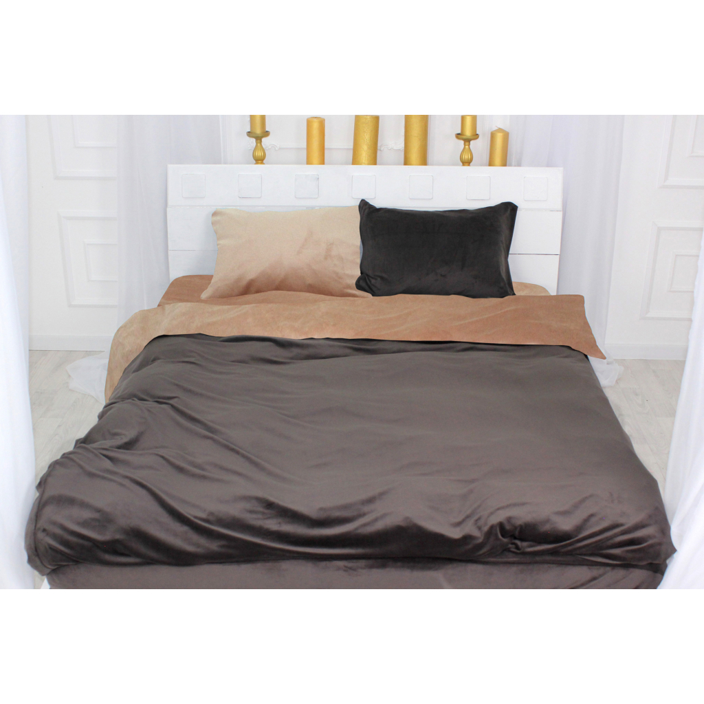 Постільна білизна MirSon Велюр Winter Frost 28-0004 + 28-0003 Kohleria Velvet 110х140 (2200004008592)