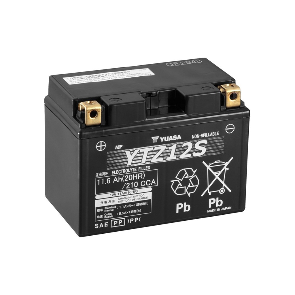 Акумулятор автомобільний Yuasa 12V 11,6Ah High Performance MF VRLA Battery (YTZ12S) Акумулятор автомобільний Yuasa 12V 11,6Ah High Performance MF VRLA Battery (YTZ12S)