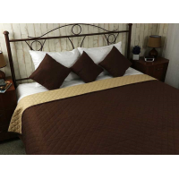 Blanket Fleece Chocolate Rhombus 150x212 cm (360.52U_Chocolate rhombus)