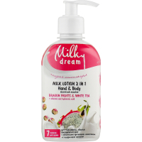 Лосьйон для тіла Milky Dream Молочний 2 в 1 Пітахая і білий чай 250 мл (4820205302541)