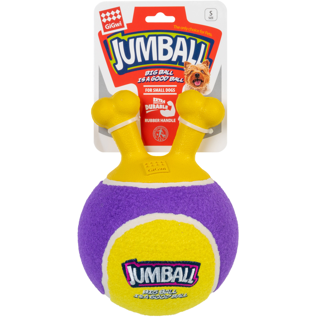 Іграшка для собак GiGwi Jumball Великий тенісний м'яч 18 см (2308)