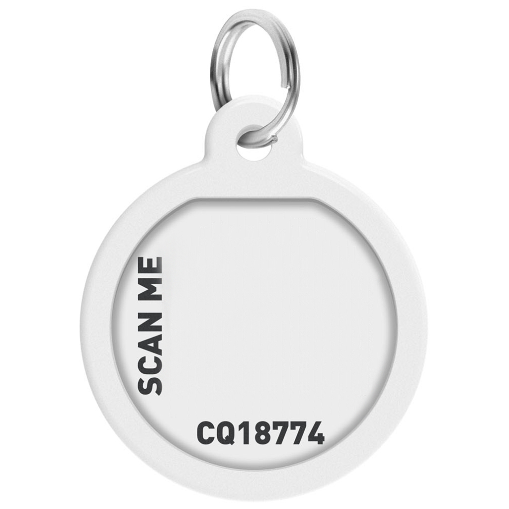 Адресник для тварин WAUDOG Smart ID з QR паспортом "Бетмен мультик", коло 25 мм (0625-1004ru-eng)