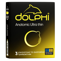 Condoms Dolphi Anatomic Ultra Thin 3 pcs. (4820144770531)