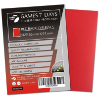 Протектор для карт Games 7 Days 66 х 91 мм, MTG, 80 шт Red (PREMIUM) (GSD-RD6691)