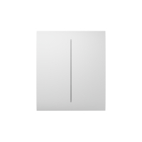 Overhead panel Ajax CenterButton 2-gang/White (CenterButton 2-gang white)