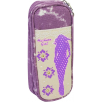 Cool For School pencil case 1 compartment Purple (J-2392-purple)