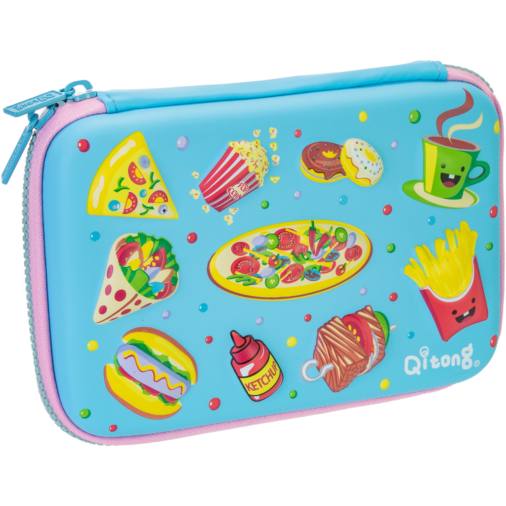 Пенал Cool For School 1 відділення з органайзером блакитний (QT-5667-Blue) Пенал Cool For School 1 відділення з органайзером блакитний (QT-5667-Blue)