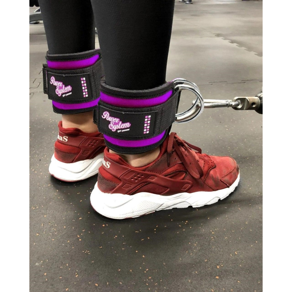 Манжета для тяги Power System Ankle Strap Gym Babe PS-3450 Purple (PS_3450_Purple)