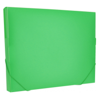 Folder with elastic bands Optima A4 30 mm, green (O35616-04)