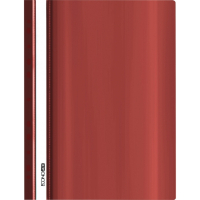 Folder Economix A4 without perforation, texture "gloss", burgundy (E31511-18)