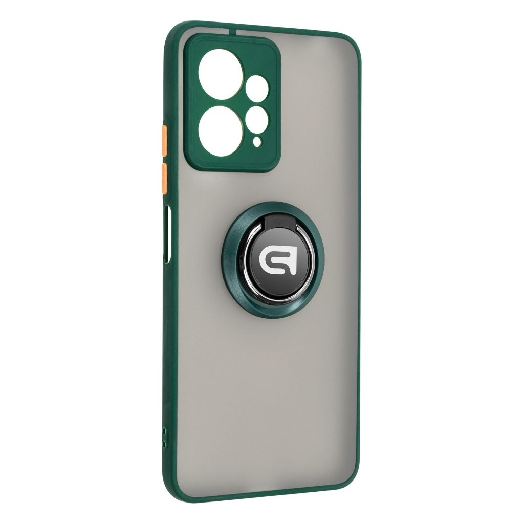Чохол до мобільного телефона Armorstandart Frosted Matte Ring Xiaomi Redmi Note 12 4G Dark Green (ARM68379) Чохол до мобільного телефона Armorstandart Frosted Matte Ring Xiaomi Redmi Note 12 4G Dark Green (ARM68379)