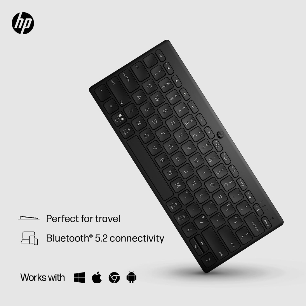 Клавіатура HP 350 Compact Multi-Device Bluetooth UA Black (692S8AA) Клавіатура HP 350 Compact Multi-Device Bluetooth UA Black (692S8AA)