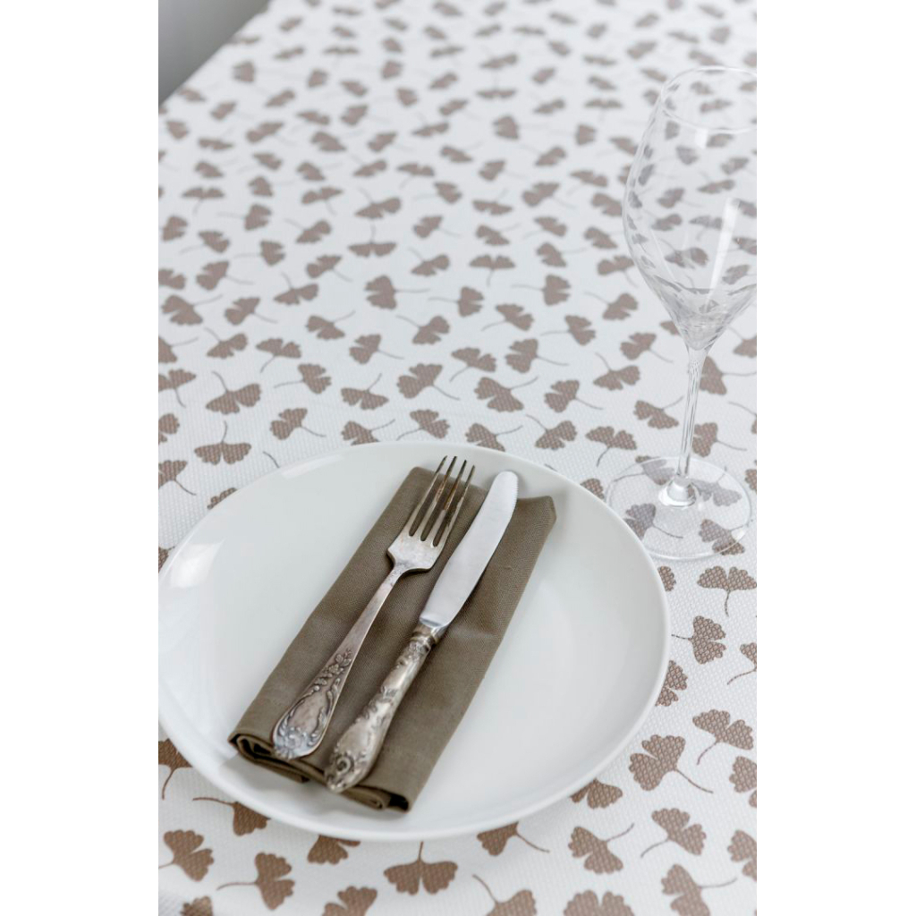 Скатертина Прованс MACAO гінкго бежева 133х180 см (4823093446885) Скатертина Прованс MACAO гінкго бежева 133х180 см (4823093446885)