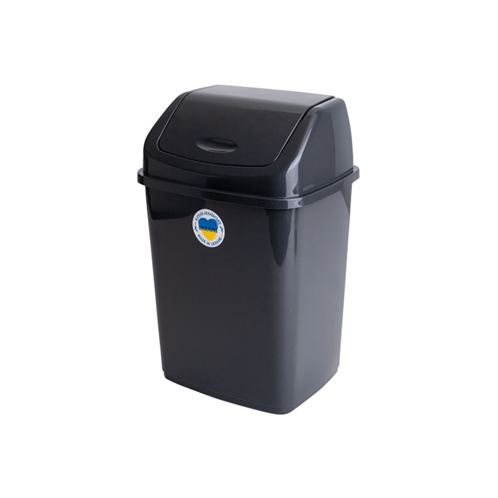 Контейнер для сміття Алеана Граніт 5 л (алн 122061/граніт)