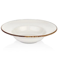 By Bone Harmony Gleam pasta plate with raised side 25 cm (HA-GL-ZT-25-CK)