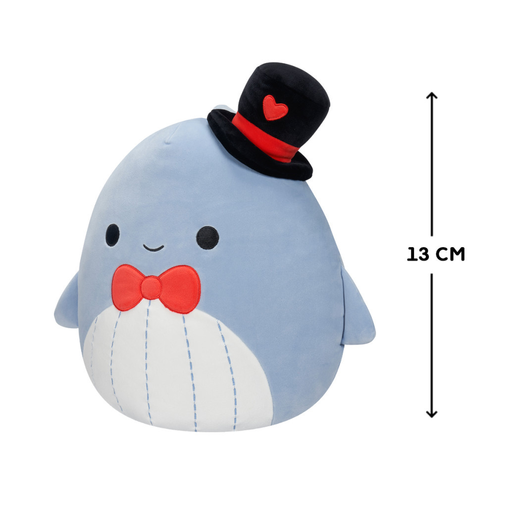 М'яка іграшка Squishmallows Синій кит Самір 13 см (SQVA00806)
