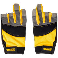 DeWALT protective gloves partially open, size L/9, with palm pads (DPG214L)