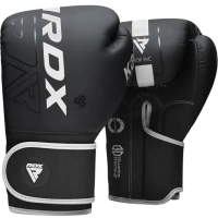 Боксерські рукавички RDX F6 Kara Matte White 16 унцій (BGR-F6MW-16OZ)