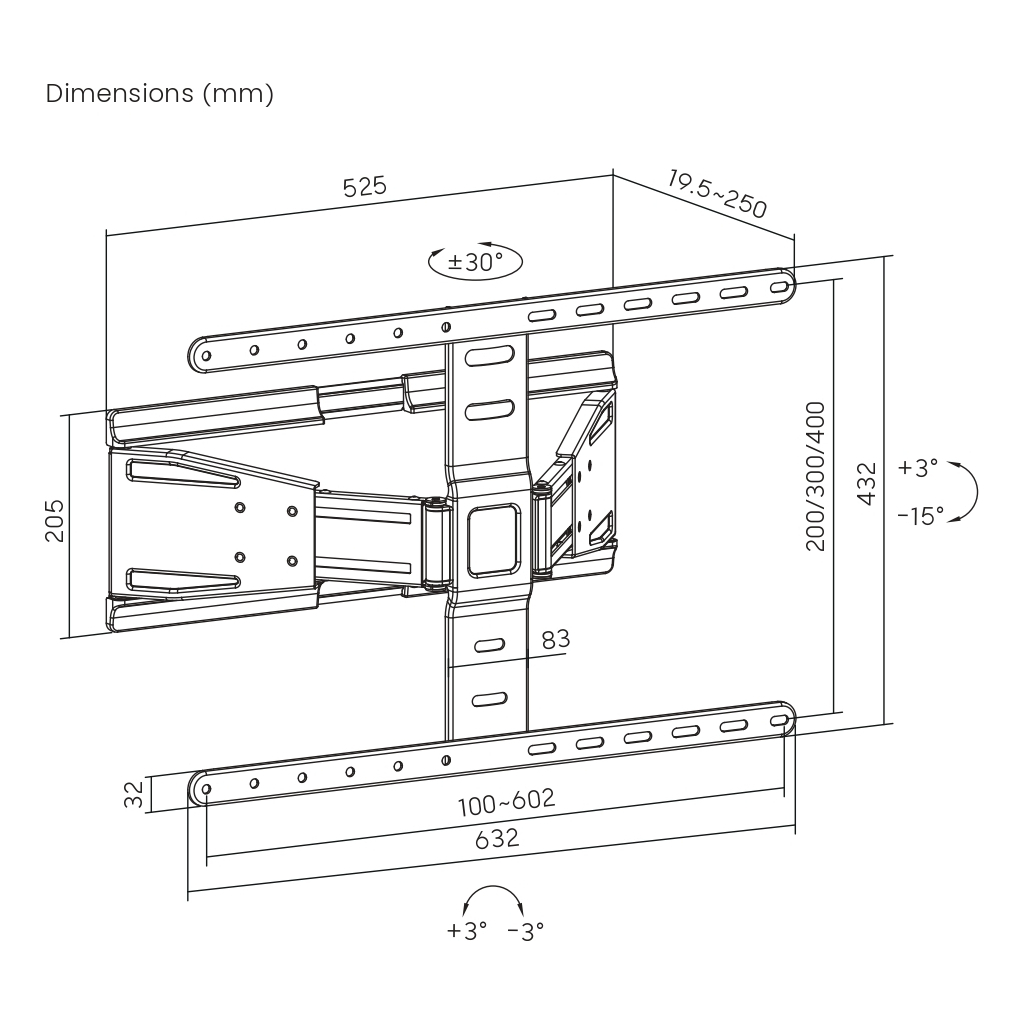 Кронштейн UniBracket Slim64